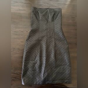 Elegant Black Strapless Dress